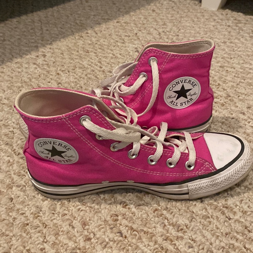 High top Pink Converse